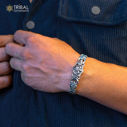 925 sterling silver customized adjustable tribal cuff bracelet kada, excellent cuff bangle bracelet Tribal ethnic boho jewelry cuff98 - TRIBAL ORNAMENTS