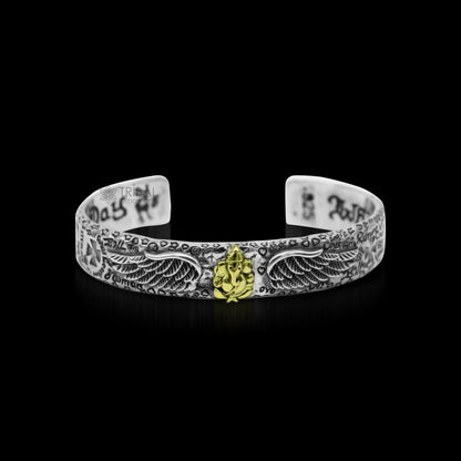 925 sterling silver customized lord Ganesh design adjustable tribal cuff bracelet kada excellent cuff bracelet Tribal ethnic jewelry cuff114 - TRIBAL ORNAMENTS