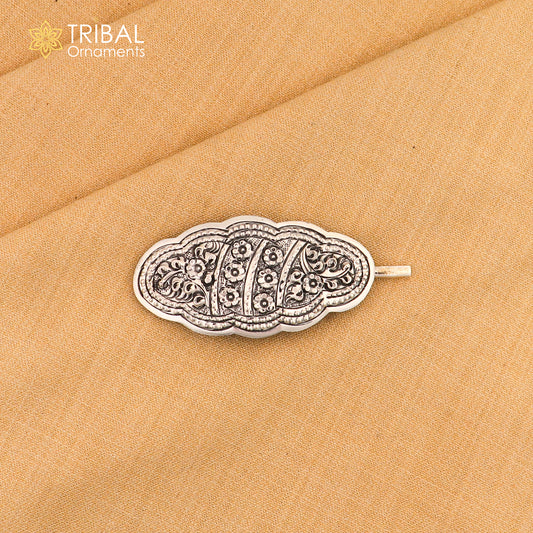 925 sterling silver customized lower design hair pin clip amazing hair jewelry brides gifting hc22 - TRIBAL ORNAMENTS