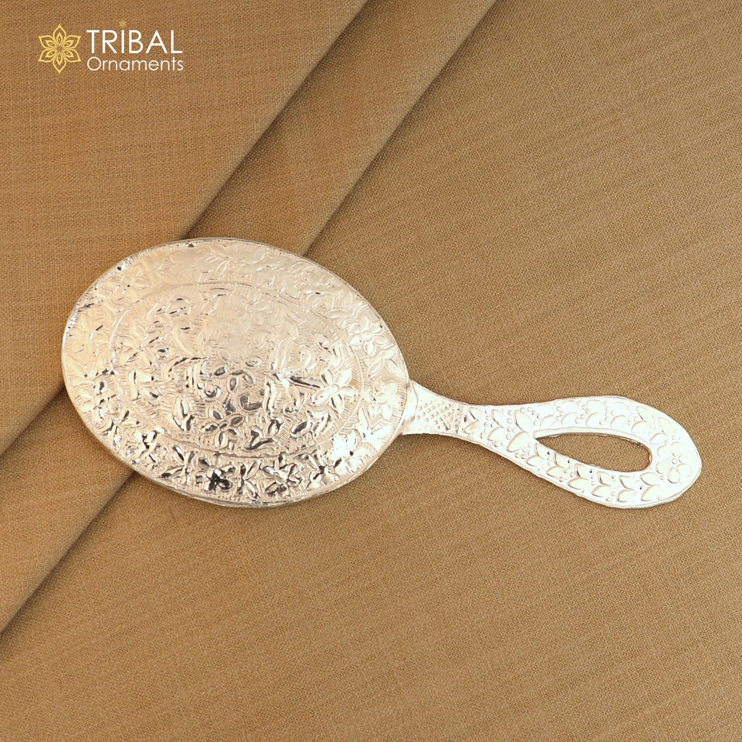 925 sterling silver fabulous vintage style  mirror frame, amazing royal brides gifting article from india  sf37 - TRIBAL ORNAMENTS