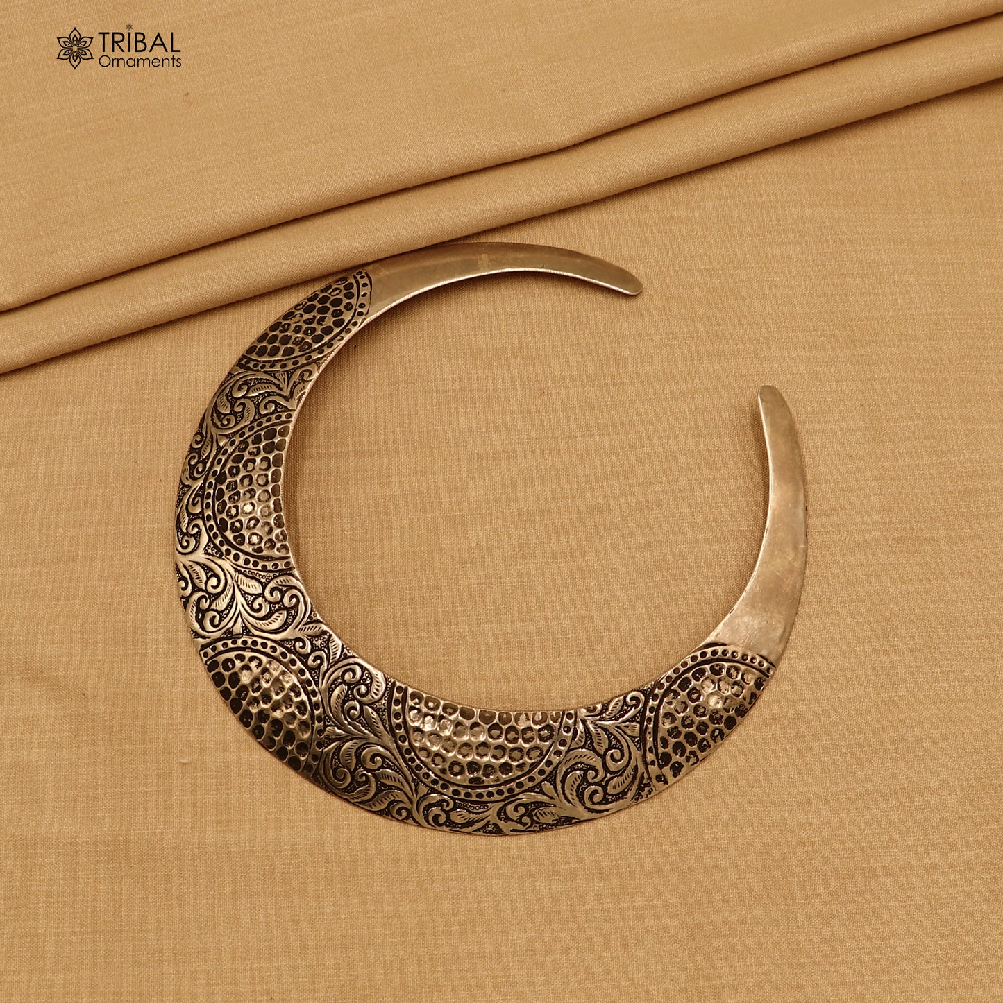 925 sterling silver fit neck choker necklace ethnic jewelry set795 - TRIBAL ORNAMENTS