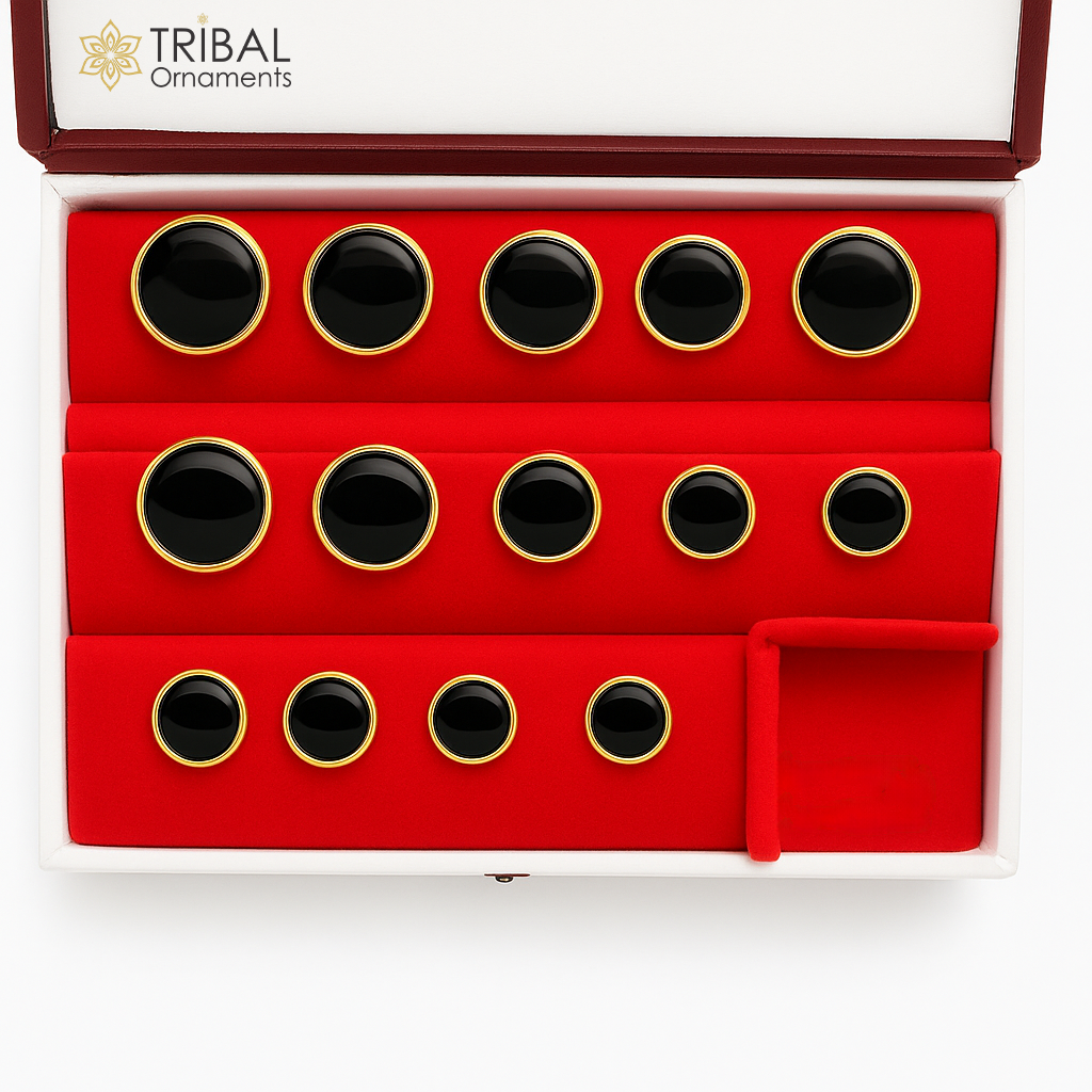 925 Sterling silver handmade amazing round design buttons set of 13 pc for men's coat or suit, best jewelry for all occasions btn28 - TRIBAL ORNAMENTS