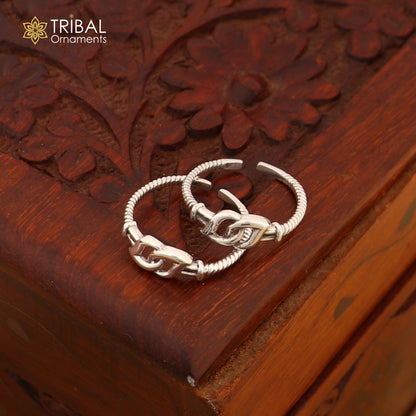 925 sterling silver handmade amazing vintage style simple toe ring, best gifting tiny tone ring 925 stamped jewelry from india ytr10 - TRIBAL ORNAMENTS
