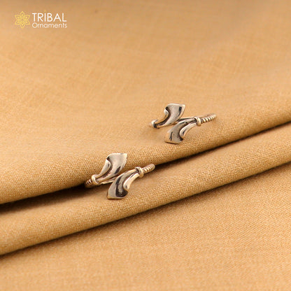 925 sterling silver handmade amazing vintage style toe ring, best gifting tiny tone ring 92.5% pure silver jewelry from india ytr11 - TRIBAL ORNAMENTS