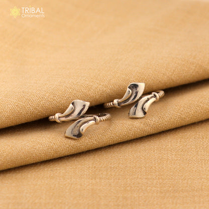 925 sterling silver handmade amazing vintage style toe ring, best gifting tiny tone ring 92.5% pure silver jewelry from india ytr11 - TRIBAL ORNAMENTS