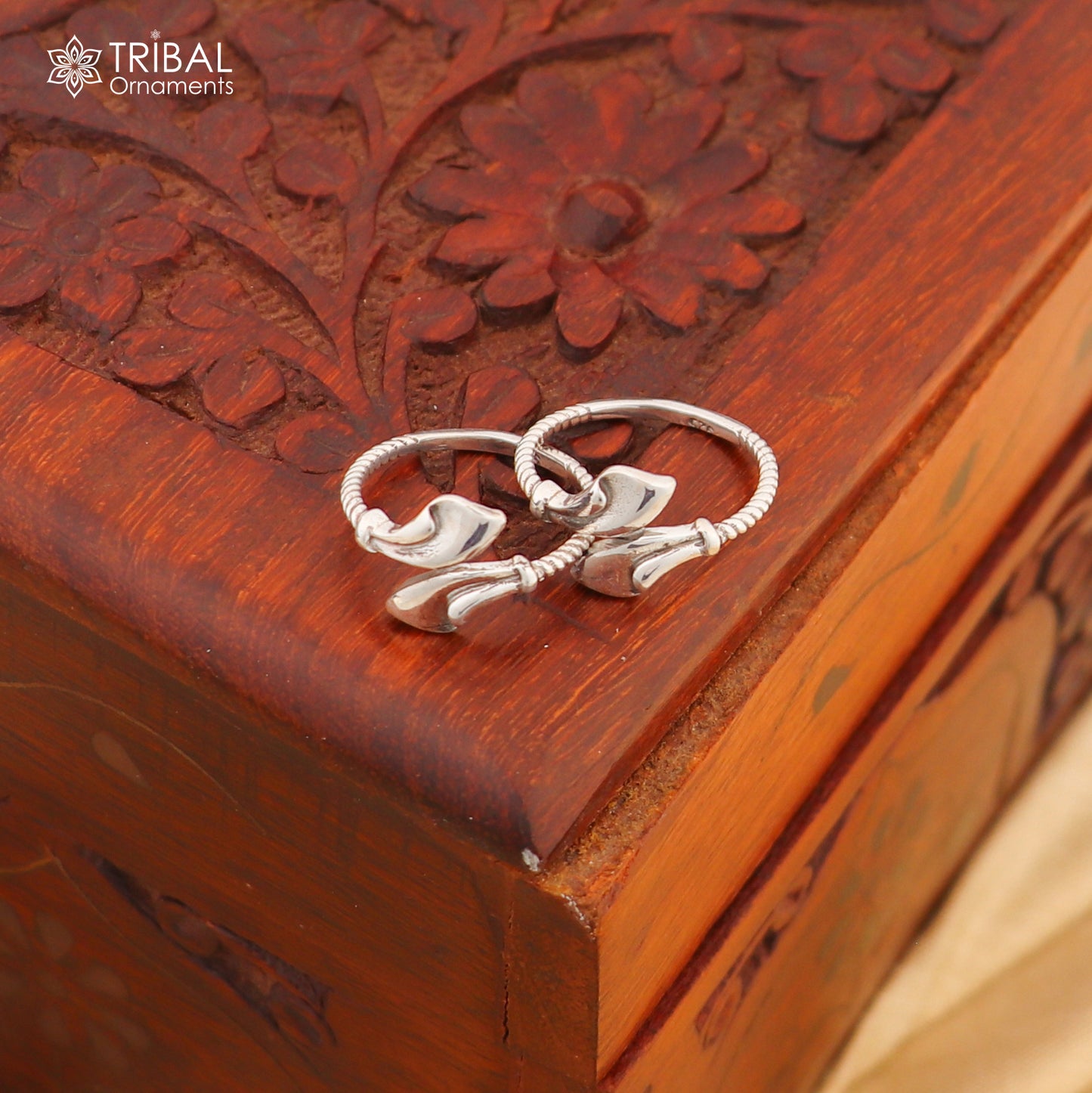 925 sterling silver handmade amazing vintage style toe ring, best gifting tiny tone ring 92.5% pure silver jewelry from india ytr11 - TRIBAL ORNAMENTS