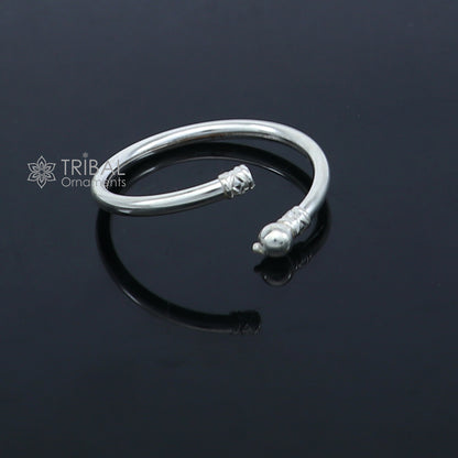 925 sterling silver handmade baby bangle bracelet kada, unisex customized jewelry nsk848 - TRIBAL ORNAMENTS