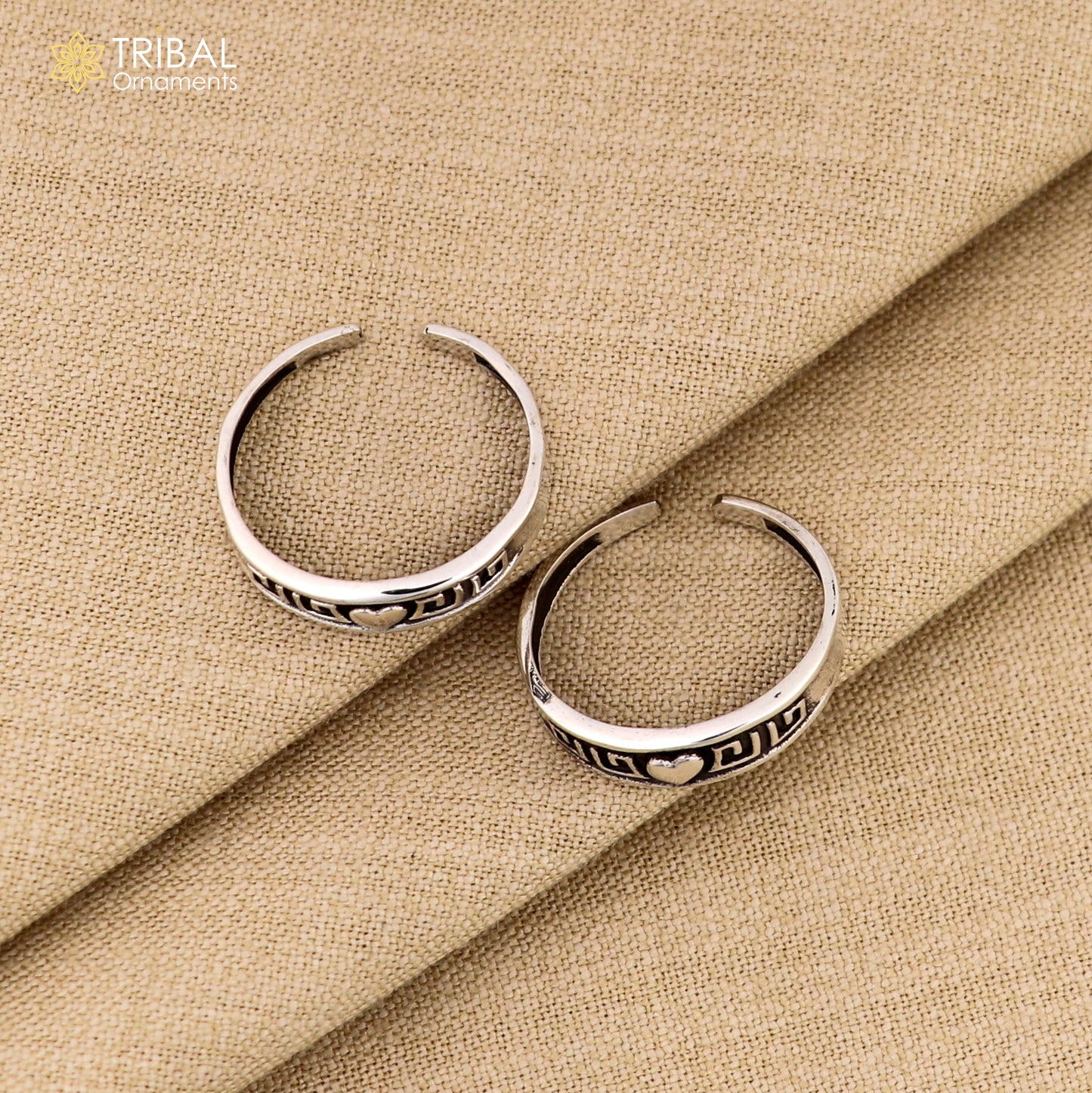 925 sterling silver handmade gorgeous design vintage style simple toe ring, best gifting tiny tone ring 925 stamped jewelry from india ytr09 - TRIBAL ORNAMENTS