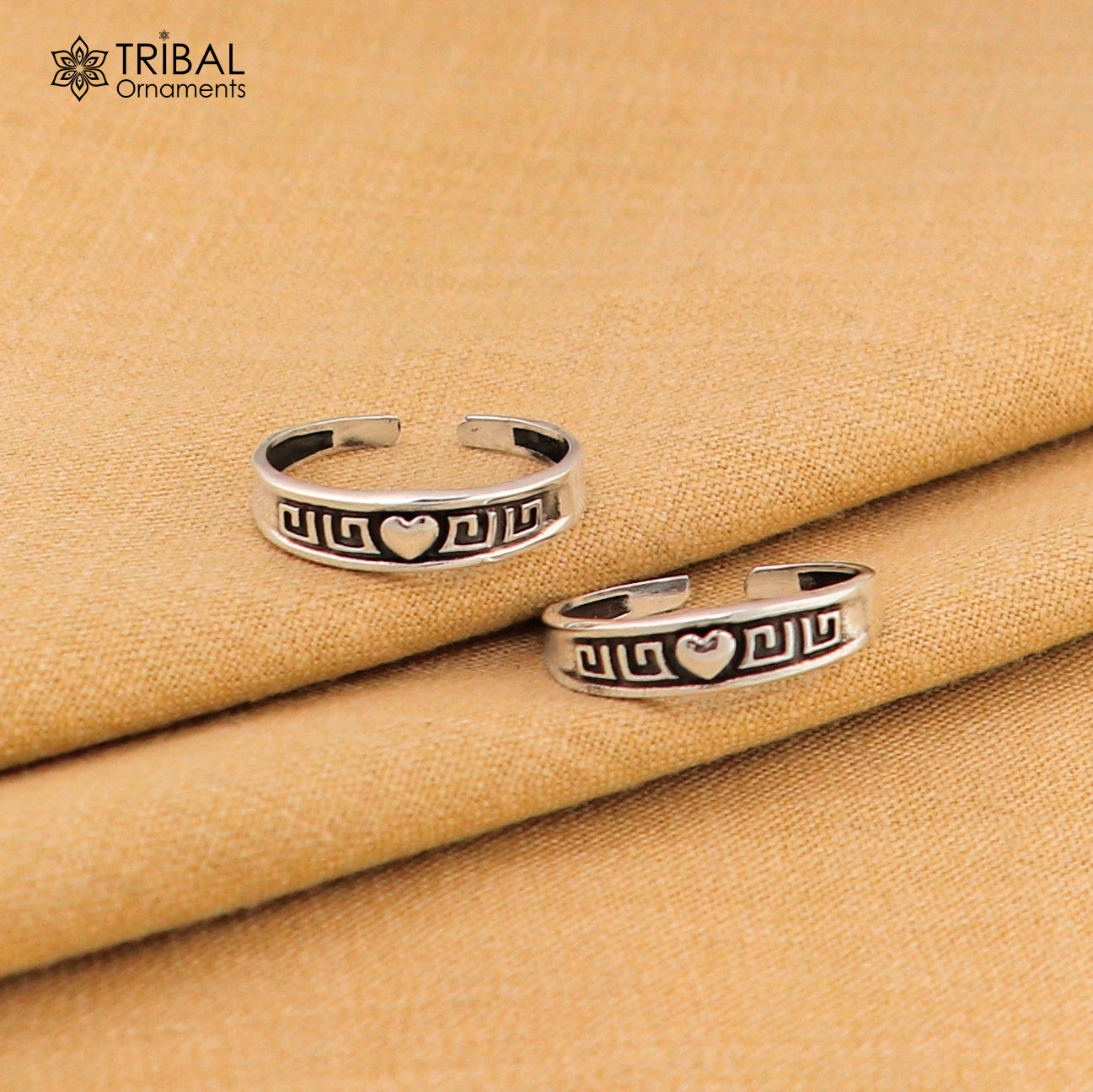 925 sterling silver handmade gorgeous design vintage style simple toe ring, best gifting tiny tone ring 925 stamped jewelry from india ytr09 - TRIBAL ORNAMENTS