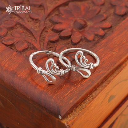 925 sterling silver handmade gorgeous design vintage style toe ring, best gifting tiny tone ring 925 stamped jewelry from india ytr05 - TRIBAL ORNAMENTS