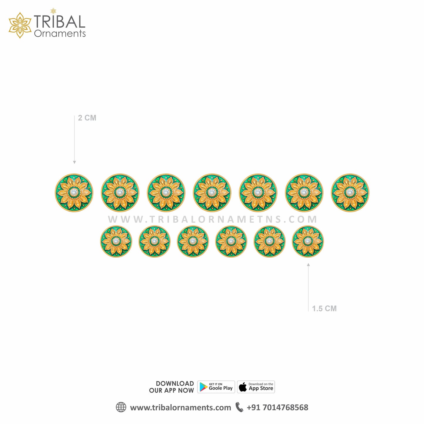 925 Sterling silver handmade gorgeous green round shape design fancy gold polished buttons set of 13 pc for men's coat or suit, best jewelry for all occasions btn65 - TRIBAL ORNAMENTS