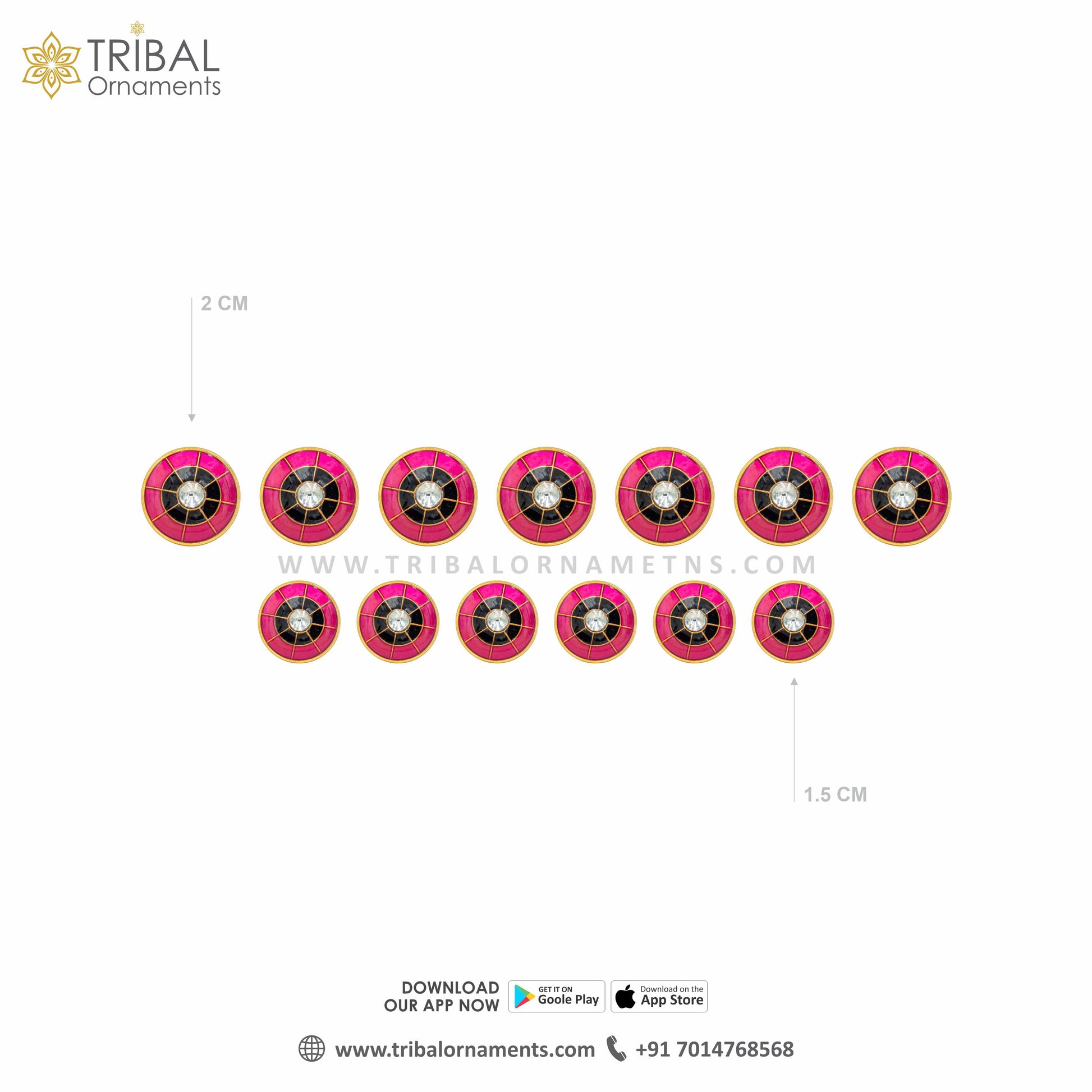 925 Sterling silver handmade gorgeous pink kundan design fancy buttons set of 13 pc for men's coat or suit, best jewelry for all occasions btn77 - TRIBAL ORNAMENTS