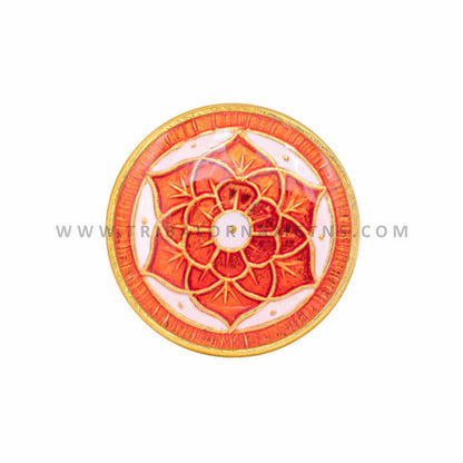 Set of 13 handmade 925 sterling silver men's coat buttons with red mandala meenakari design, floral pattern, and intricate craftsmanship.