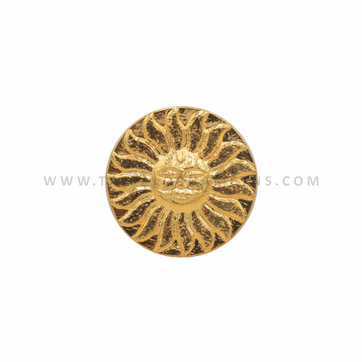 Set of 13 handmade 925 sterling silver sun face design fancy buttons for men's coat or suit by TRIBAL ORNAMENTS.