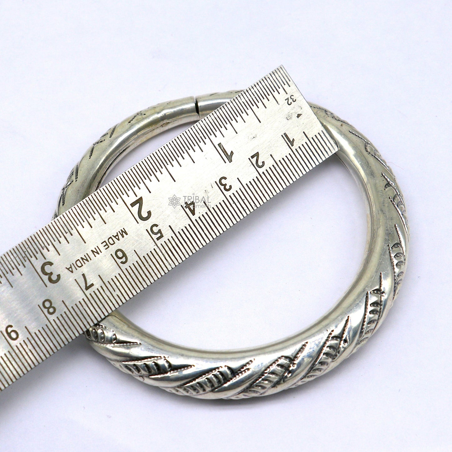 925 sterling silver handmade gorgeous trendy fancy bangle bracelet kada, fabulous unisex gifting jewelry personalized gift jewelry nsk0748 - TRIBAL ORNAMENTS