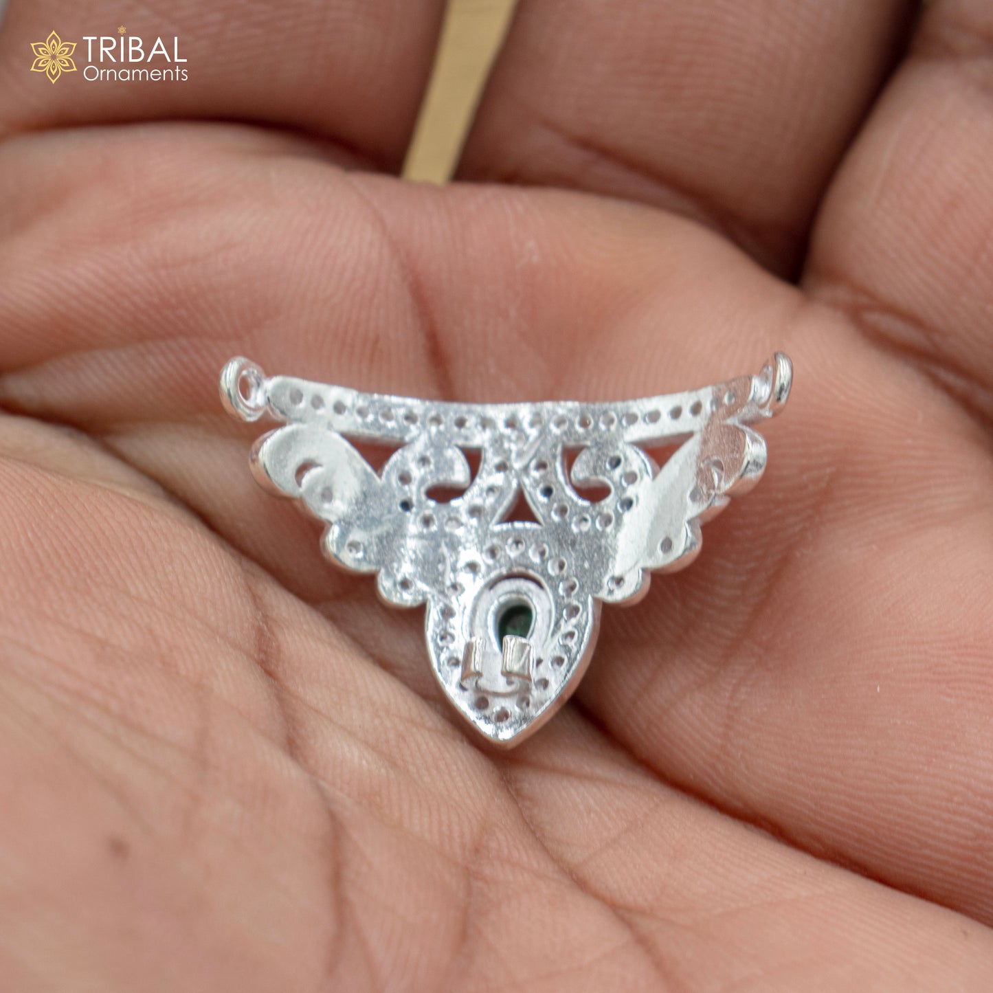 925 sterling silver handmade lord baby Krishna Mukut, amazing Laddu Gopala, crawling Krishna crown head jewelry sm29 - TRIBAL ORNAMENTS