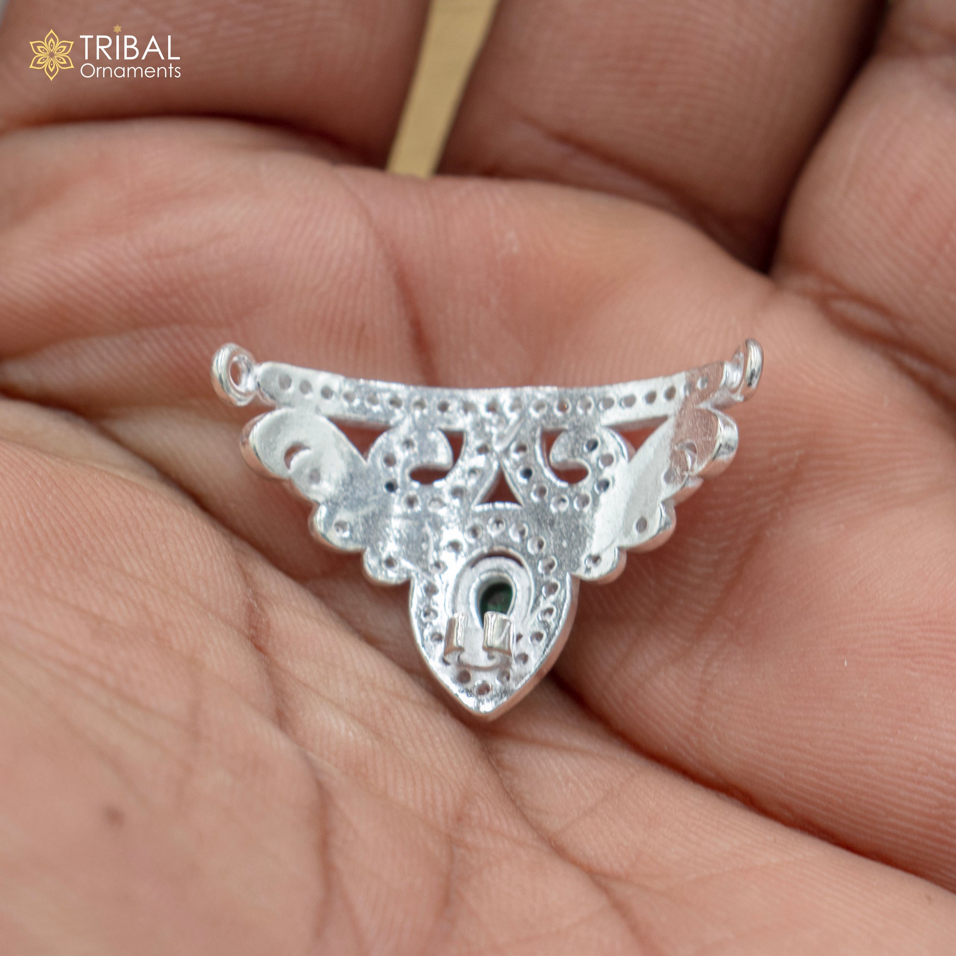 925 sterling silver handmade lord baby Krishna Mukut, amazing Laddu Gopala, crawling Krishna crown head jewelry sm29 - TRIBAL ORNAMENTS