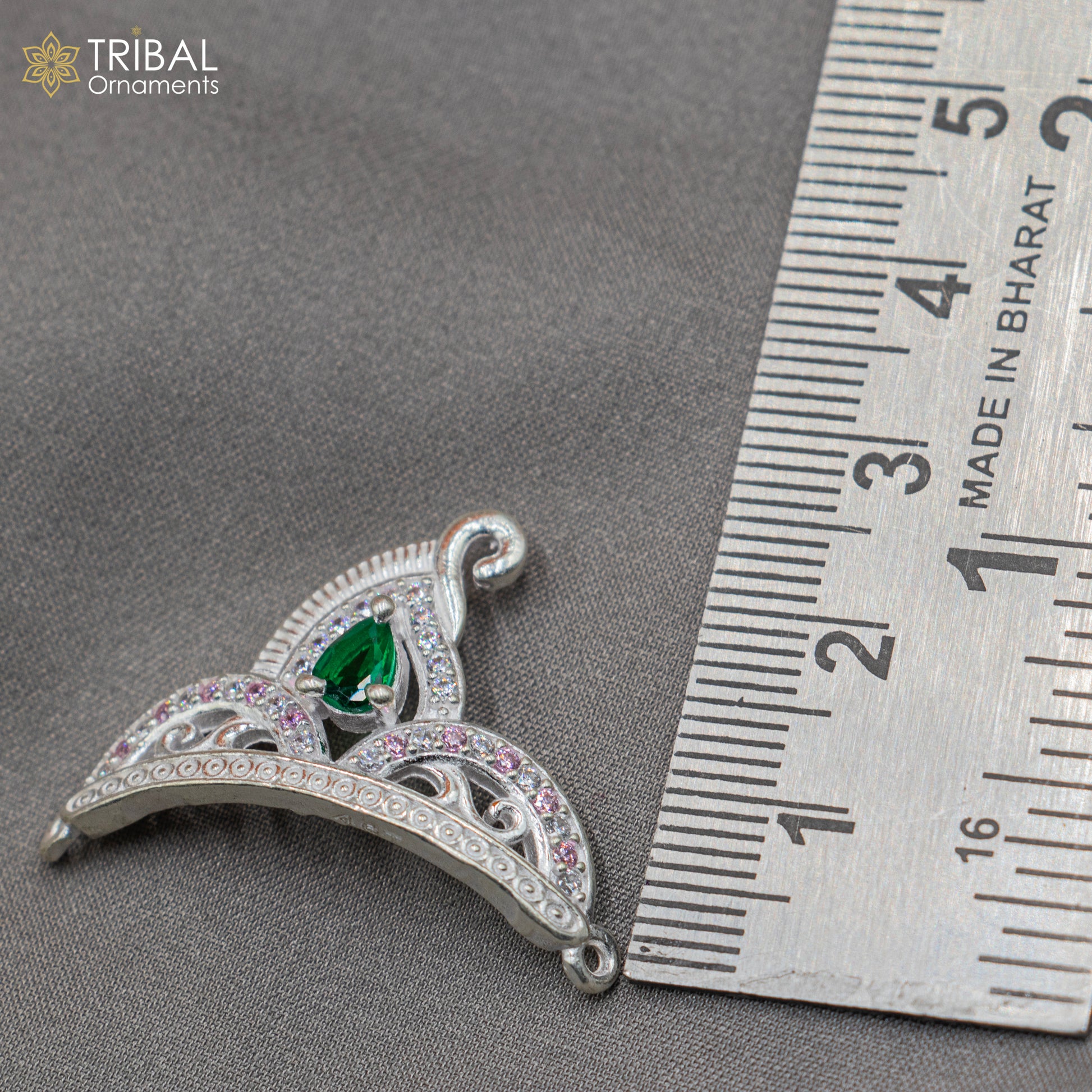 925 sterling silver handmade lord baby Krishna Mukut, amazing Laddu Gopala, crawling Krishna crown head jewelry sm40 - TRIBAL ORNAMENTS