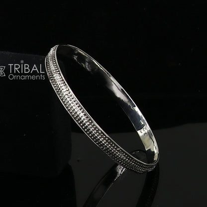 925 sterling silver handmade Punjabis shikha men's women's kada bracelet, amazing designer kada fashion delicate kada  nsk819 - TRIBAL ORNAMENTS