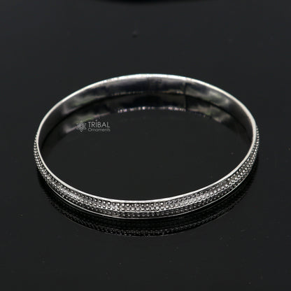 925 sterling silver handmade Punjabis shikha men's women's kada bracelet, amazing designer kada fashion delicate kada  nsk819 - TRIBAL ORNAMENTS