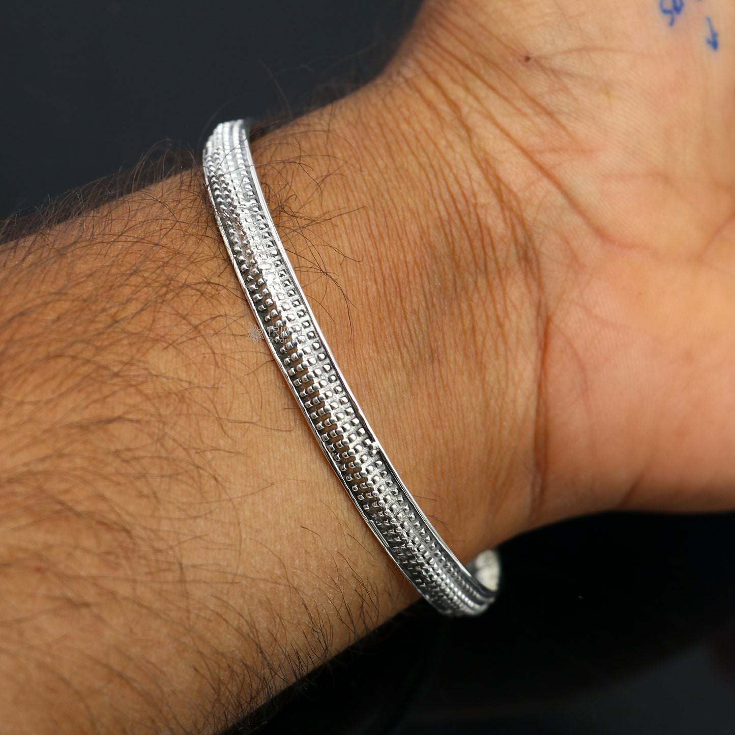 925 sterling silver handmade Punjabis shikha men's women's kada bracelet, amazing designer kada fashion delicate kada  nsk819 - TRIBAL ORNAMENTS