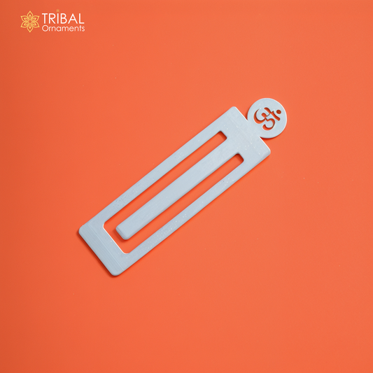 925 Sterling silver handmade silver cliped  bookmark customized jewellery su1335 - TRIBAL ORNAMENTS