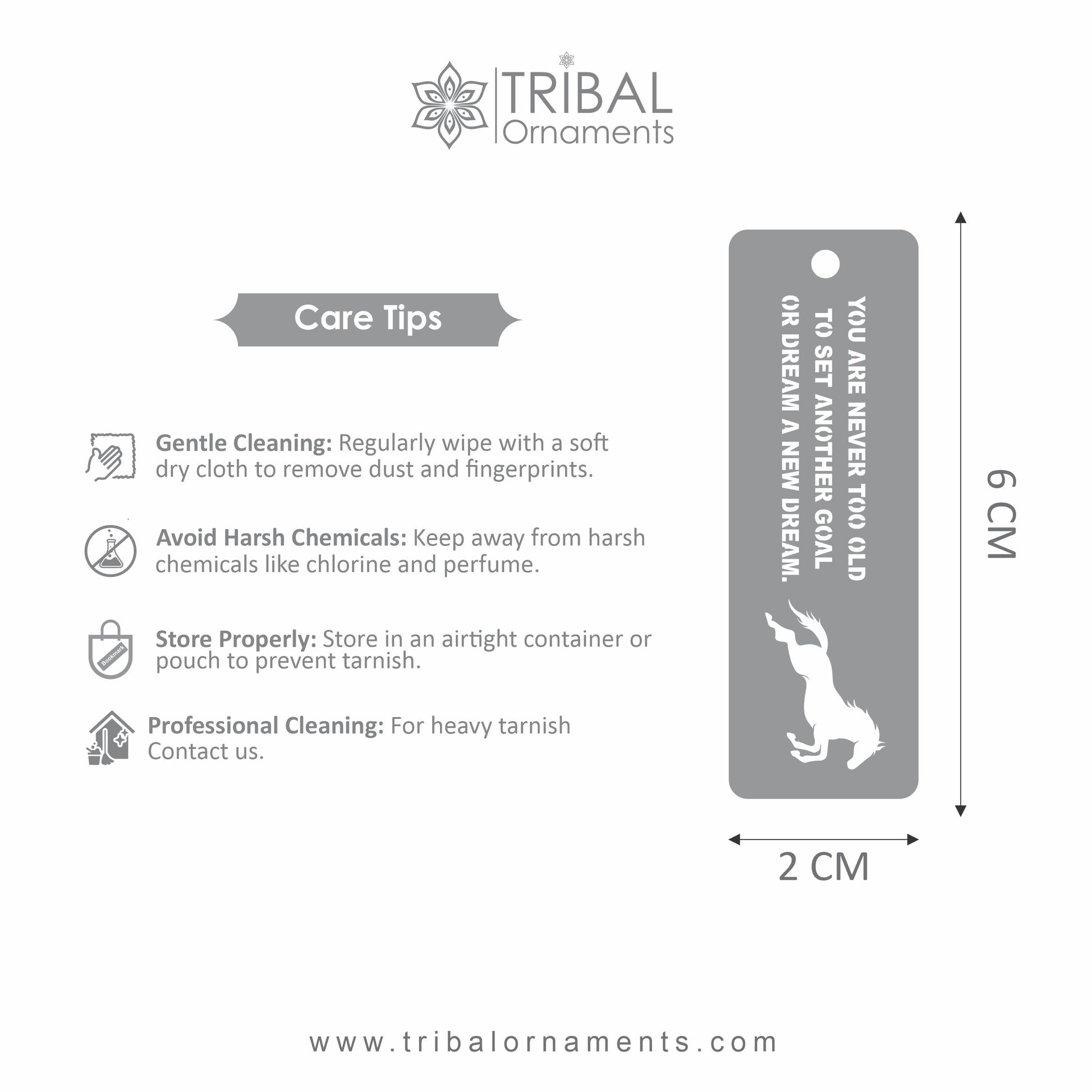 925 Sterling silver handmade silver horse design personalized bookmark customized jewellery su1338 - TRIBAL ORNAMENTS