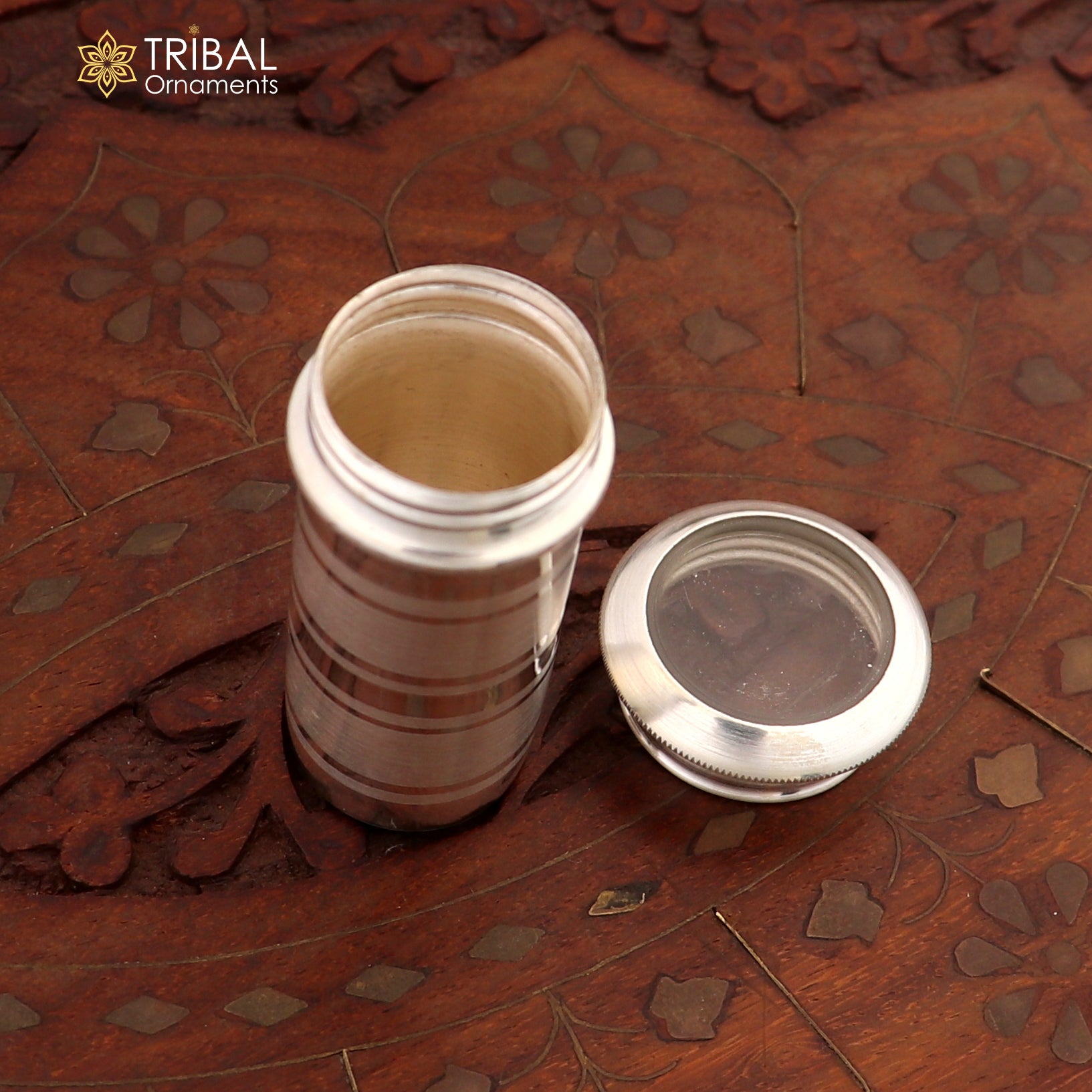 925 Sterling silver handmade small pill box, Tobacco box, storage box silver utensils, silver box, personal box men's accessories su589 - TRIBAL ORNAMENTS