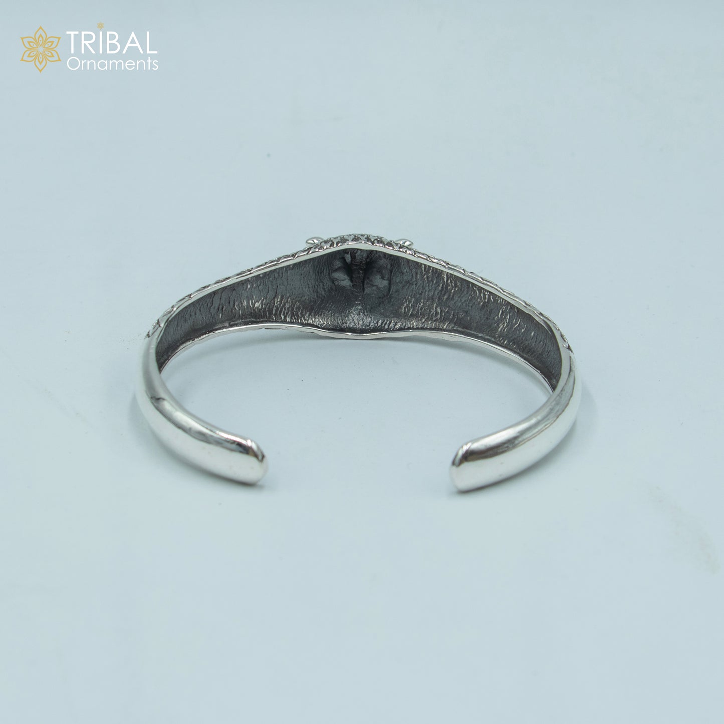 925 sterling silver handmade stylish owl face adjustable bangle bracelet kada unisex jewelry cuff247 - TRIBAL ORNAMENTS