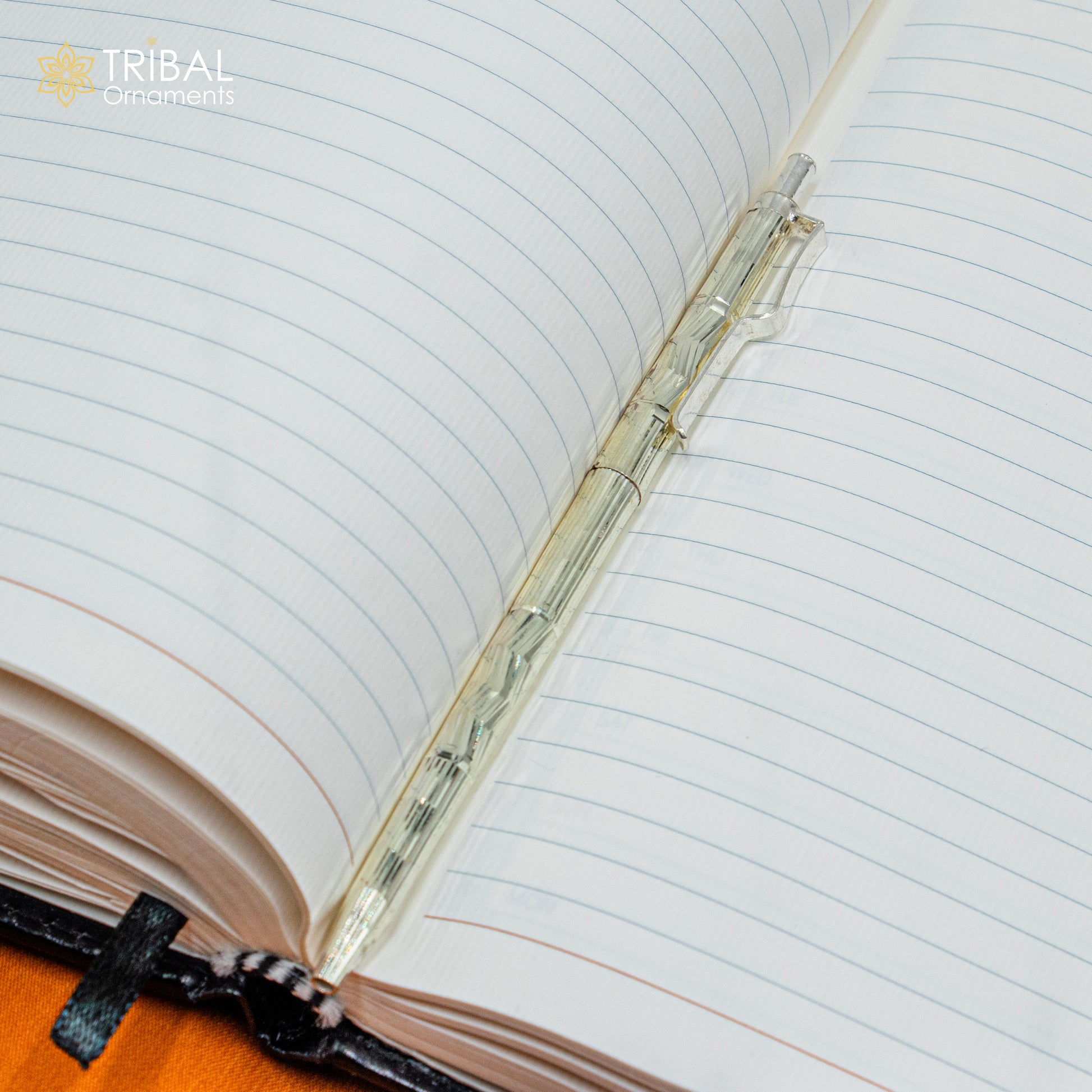 925 Sterling silver handmade unique peacock design writing ball pen, best silver gifting article from india art806 - TRIBAL ORNAMENTS