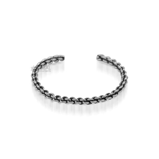 925 sterling silver handmade Unique stylish design fashion kada cuff bracelet, cuff kada unsex gifting jewelry solid silver kada cuff155 - TRIBAL ORNAMENTS