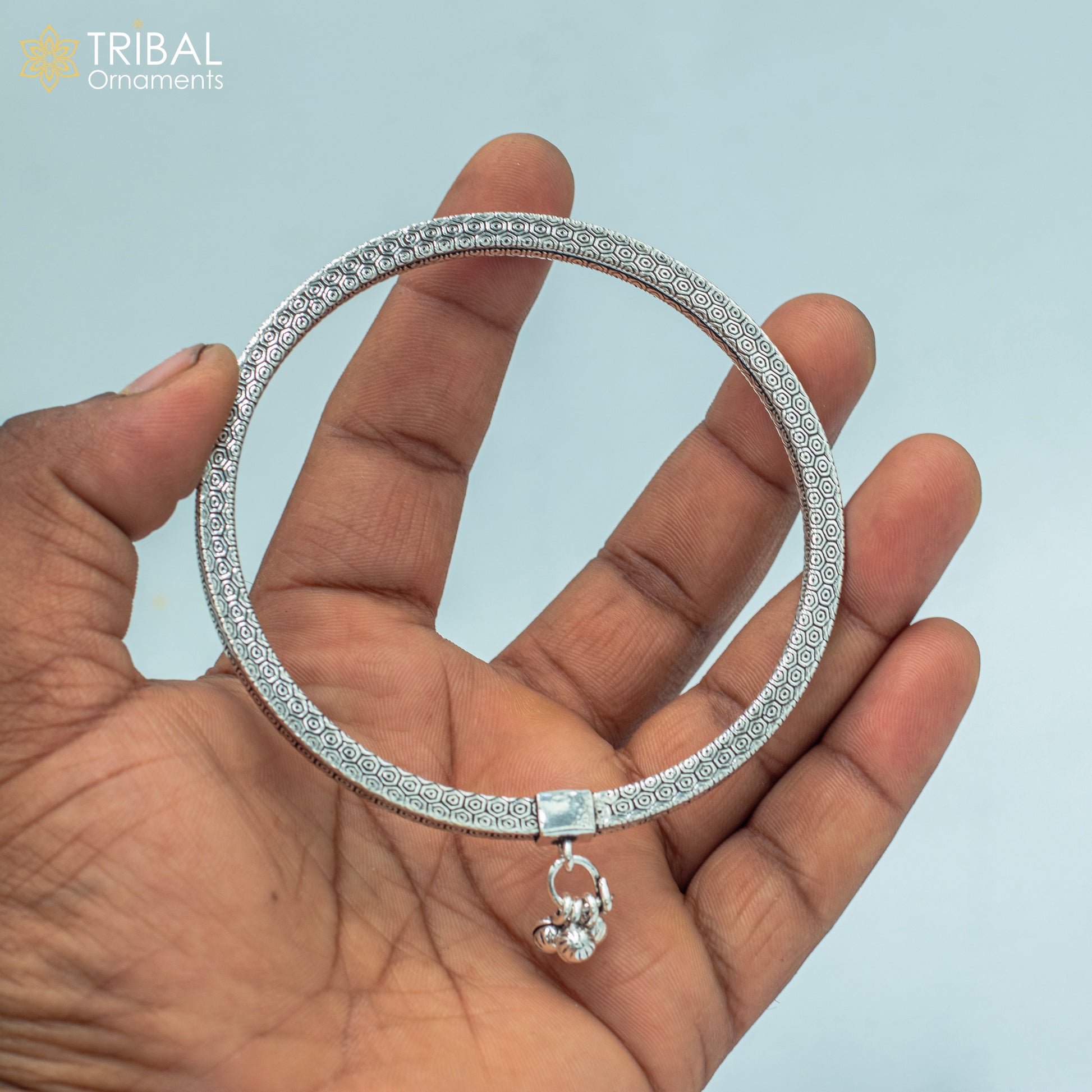 925 sterling silver handmade vintage design gorgeous customized foot bracelet anklet kada hanging drops belly dance ethnic jewelry nsfk125 - TRIBAL ORNAMENTS