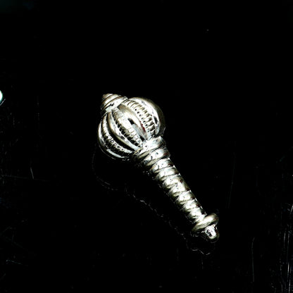 925 sterling silver Hanuman Gota Gada ornament by Tribal Ornaments, featuring intricate tribal design and detailed craftsmanship.