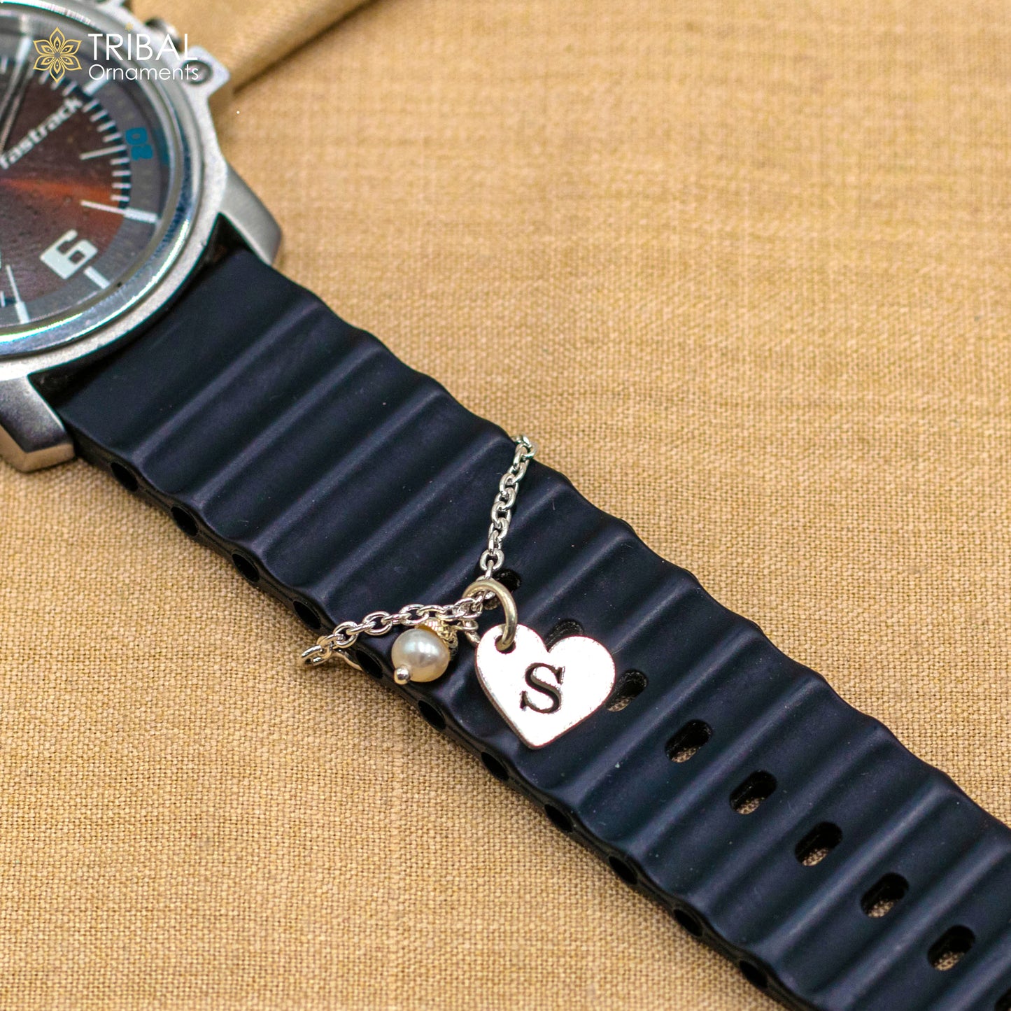 925 sterling silver Heart shape watch charms wsc01 - TRIBAL ORNAMENTS