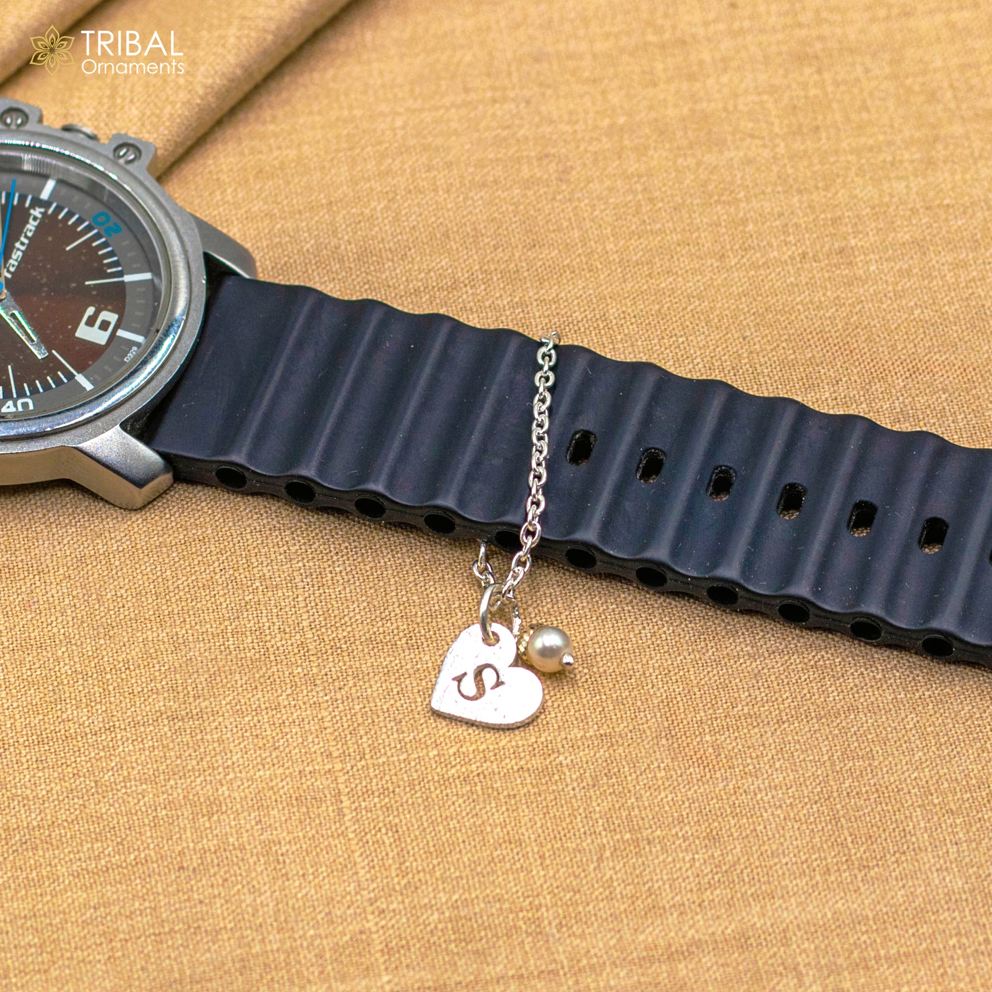 925 sterling silver Heart shape watch charms wsc01 - TRIBAL ORNAMENTS