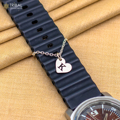 925 sterling silver Heart shape watch charms wsc04 - TRIBAL ORNAMENTS