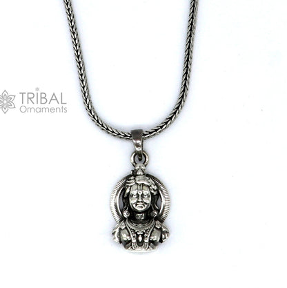 925 sterling silver lord Rama pendant, Ram lalla pendant nsp788 - TRIBAL ORNAMENTS