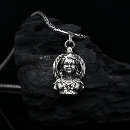 925 sterling silver lord Rama pendant, Ram lalla pendant nsp788 - TRIBAL ORNAMENTS