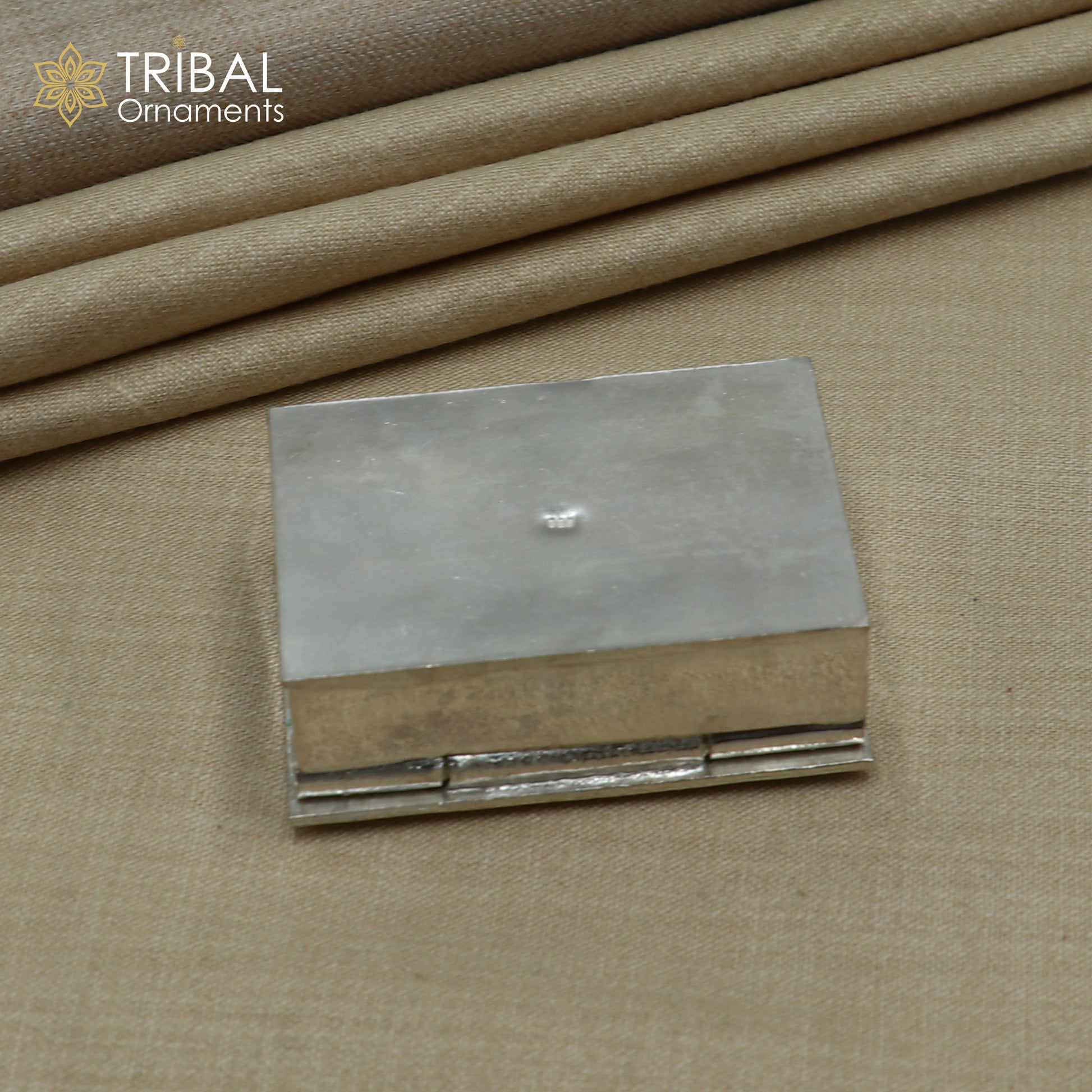 925 sterling silver minakari peacock design trinket ,casket,container, Sindoor box brides jewelry stb870 - TRIBAL ORNAMENTS