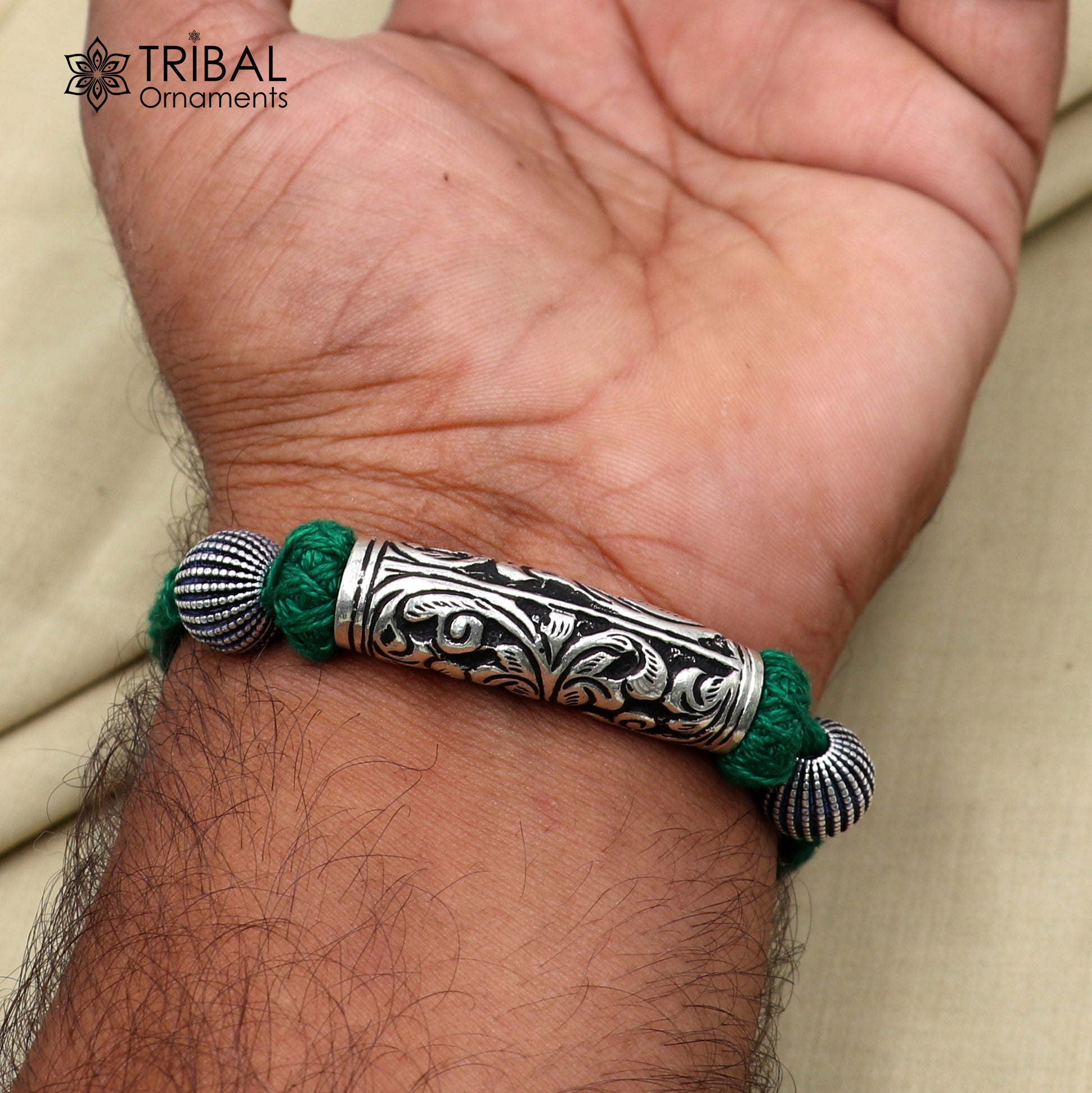 925 sterling silver modern Fancy stylish charm bracelet, adjustable brides gifting fashion wedding ethnic bracelet tribal jewelry sbr690 - TRIBAL ORNAMENTS