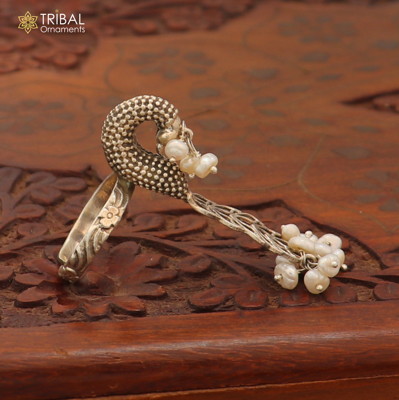 925 sterling silver peacock design stylish ring with adjustable size traditional jewelry sr828 - TRIBAL ORNAMENTS