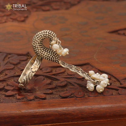 925 sterling silver peacock design stylish ring with adjustable size traditional jewelry sr828 - TRIBAL ORNAMENTS