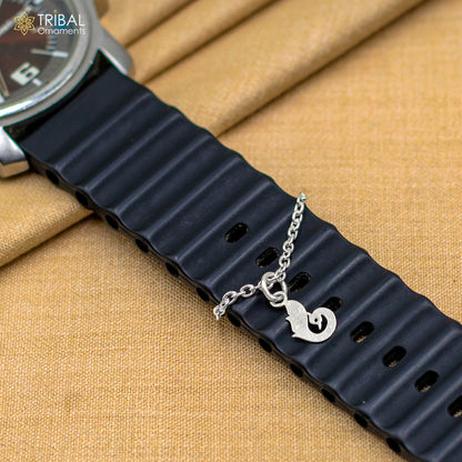 925 sterling silver peacock design watch charms wsc06 - TRIBAL ORNAMENTS