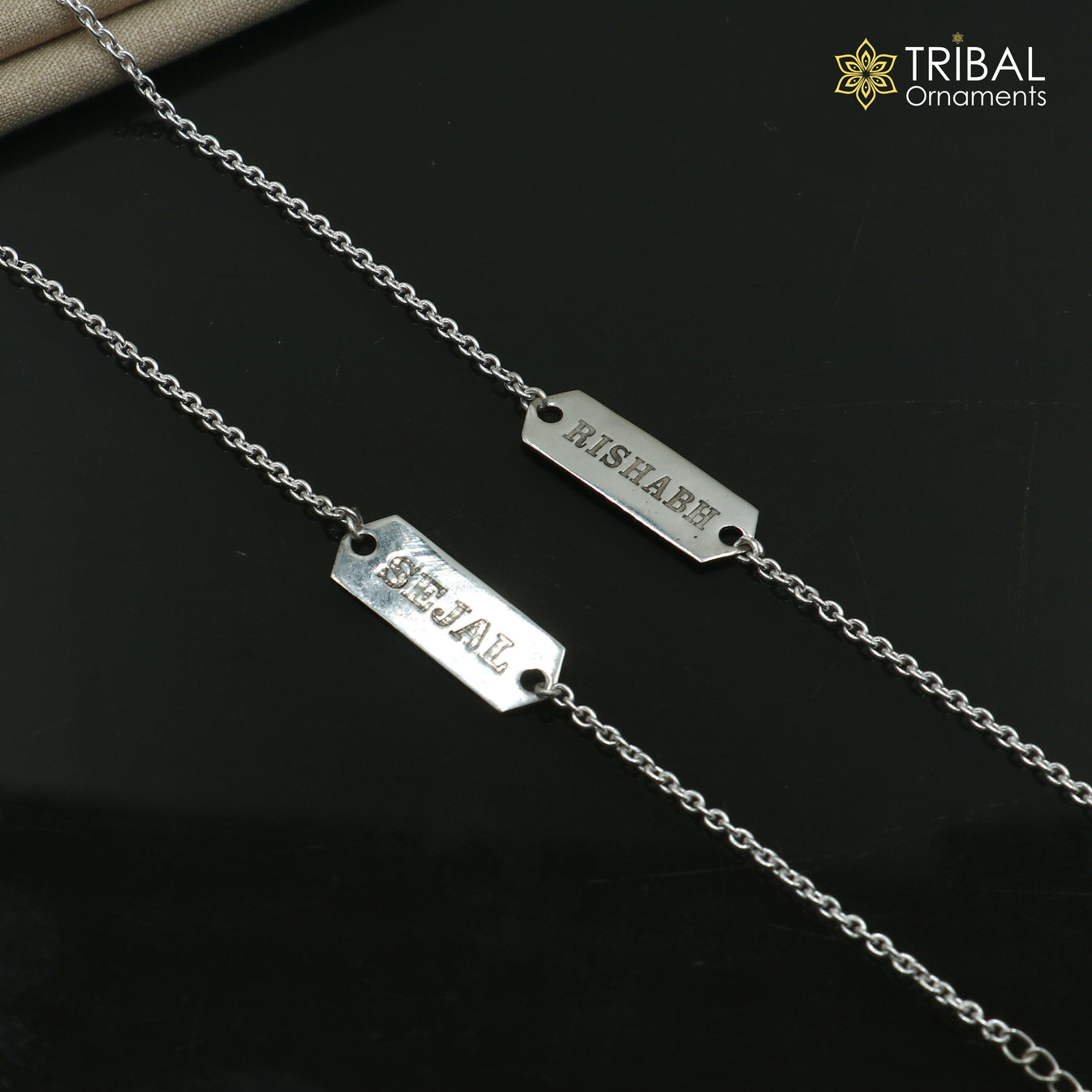 925 sterling silver Personalized Paperclip Link Chain Bracelet Perfect