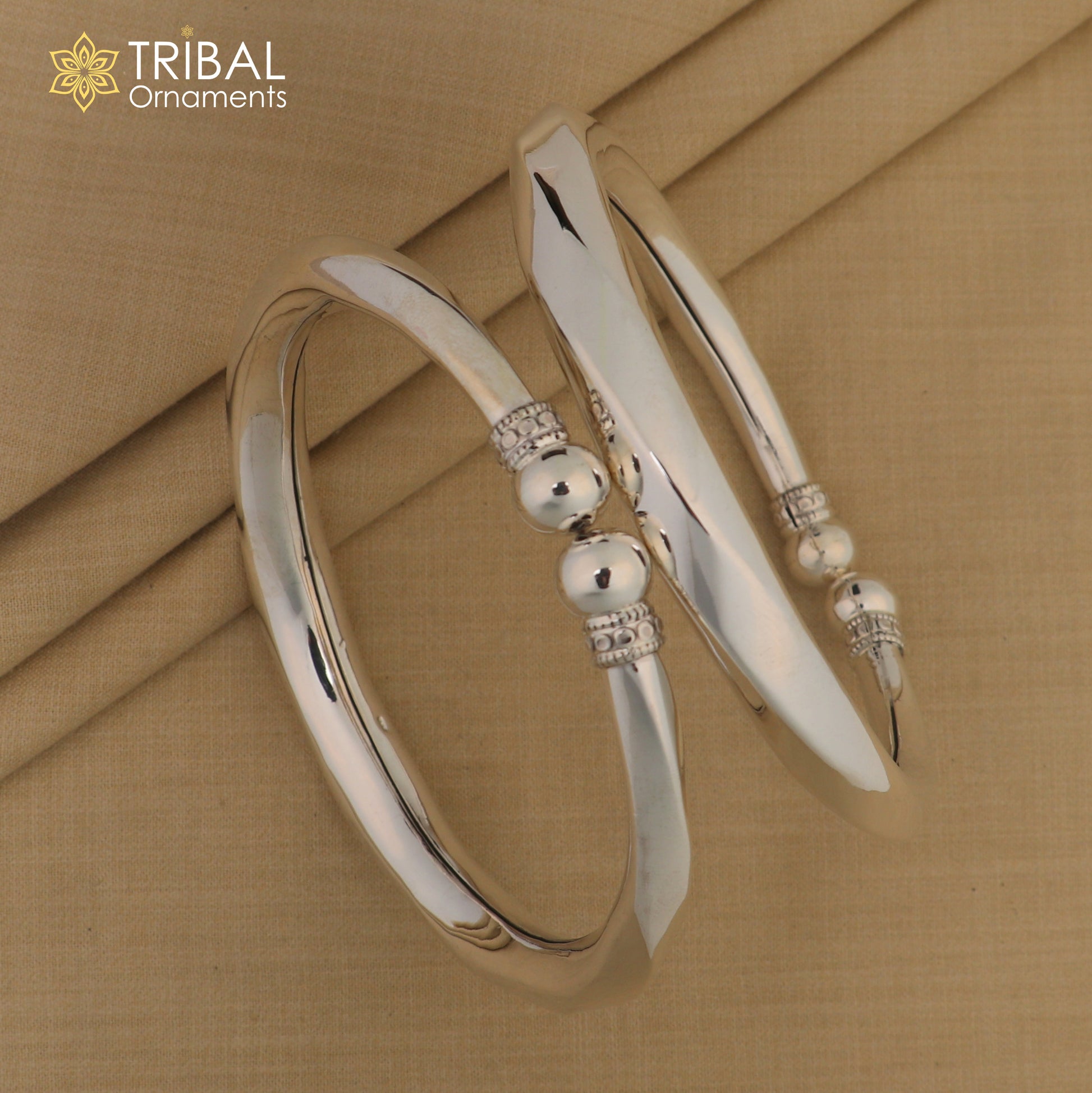 925 sterling silver plain customized foot bracelet anklet kada hanging drops belly dance ethnic jewelry nsfk130 - TRIBAL ORNAMENTS