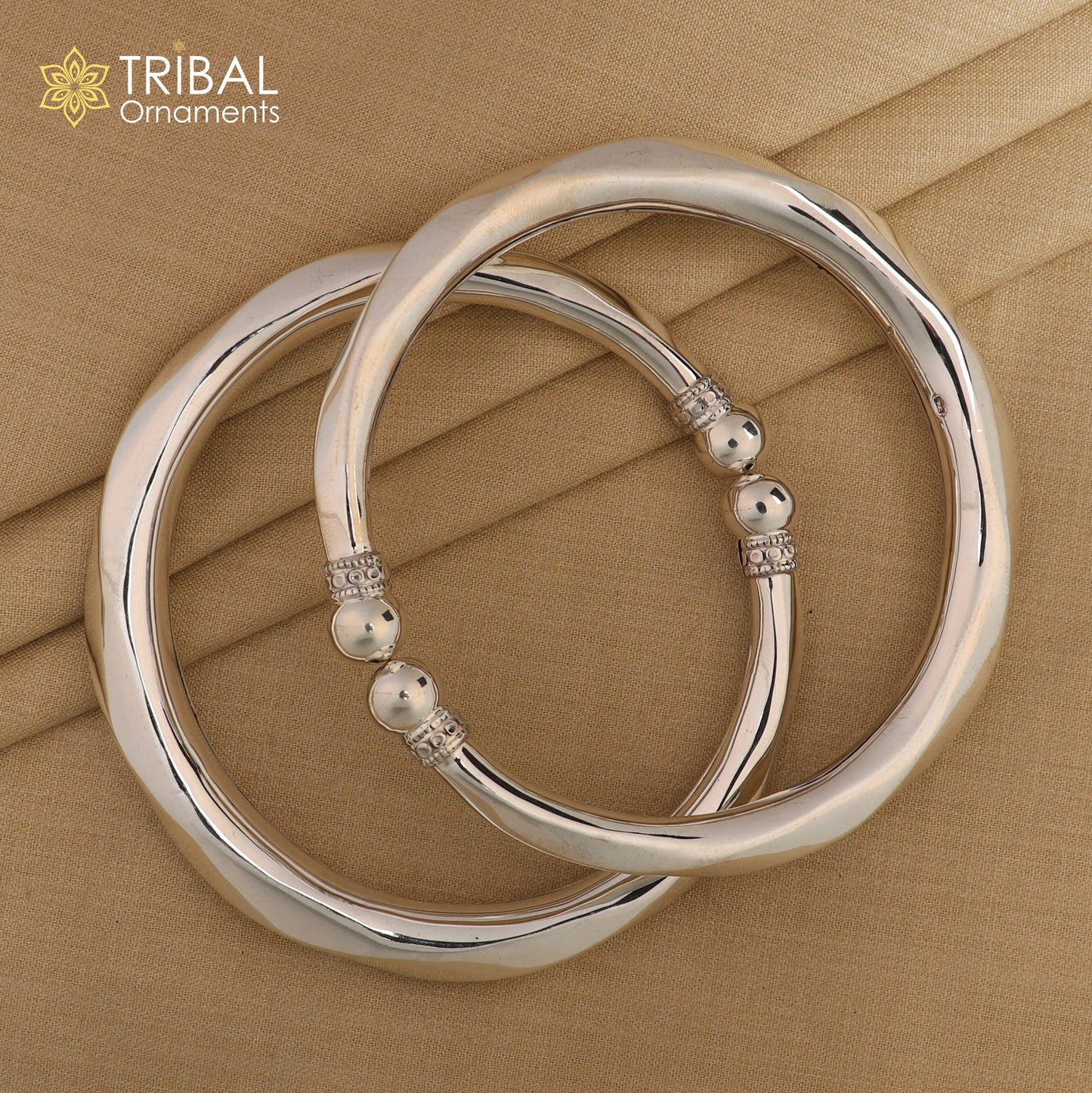 925 sterling silver plain customized foot bracelet anklet kada hanging drops belly dance ethnic jewelry nsfk130 - TRIBAL ORNAMENTS