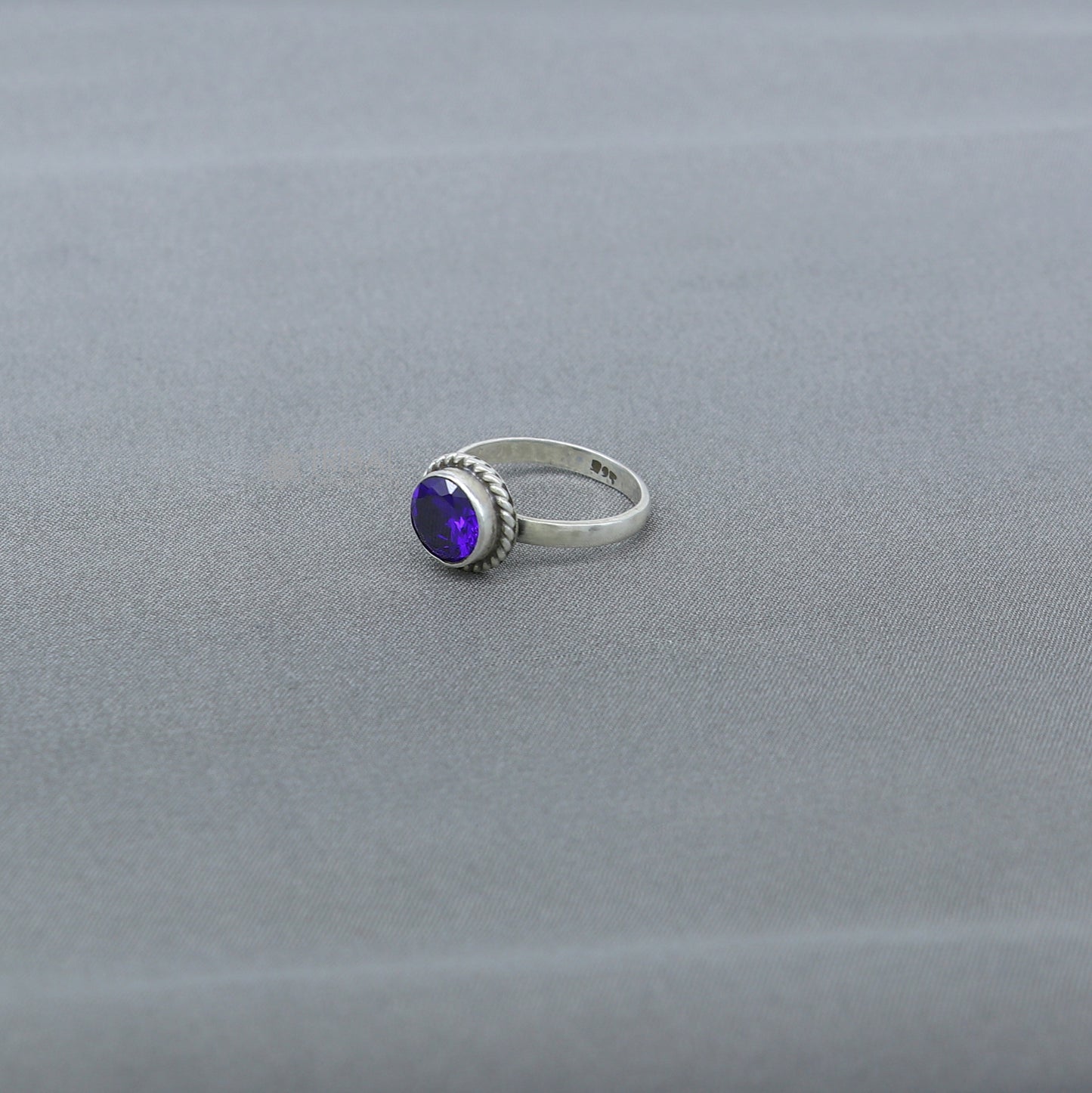925 sterling silver purple colour stone ring Jewelry sr728 - TRIBAL ORNAMENTS