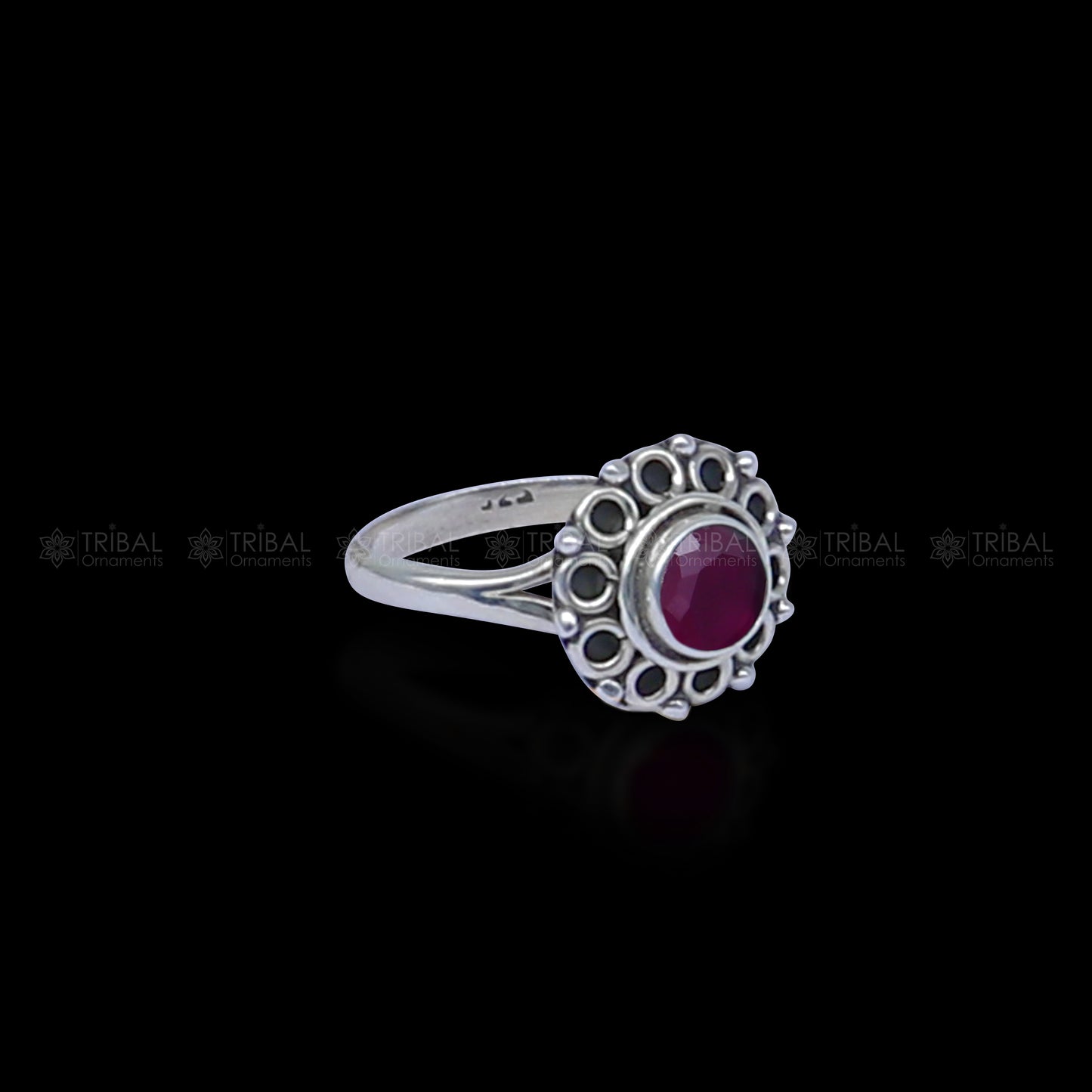 925 sterling silver purple colour stone ring Jewelry sr730 - TRIBAL ORNAMENTS