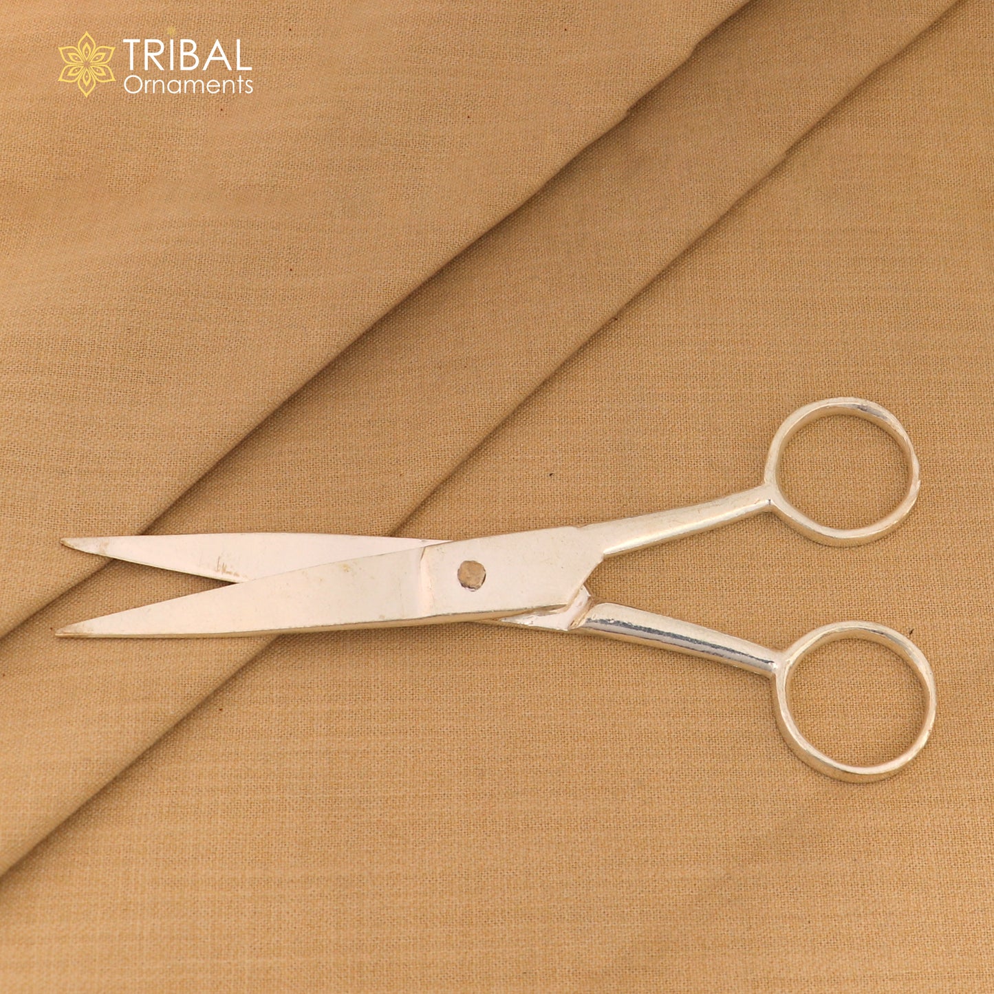 925 sterling silver scissor, amazing silver tools for gifting to idols or puja articles su1366 - TRIBAL ORNAMENTS