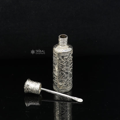 925 sterling silver Sindur box, brides box/casket box /sindur box collection, container box, eyeliner box gifting stb856 - TRIBAL ORNAMENTS